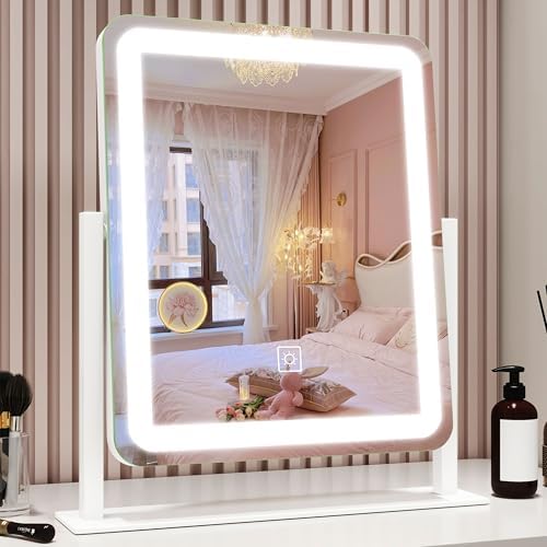ROLOVE Vanities with Lights for Makeup Ultra-compact Smart Dimmable
