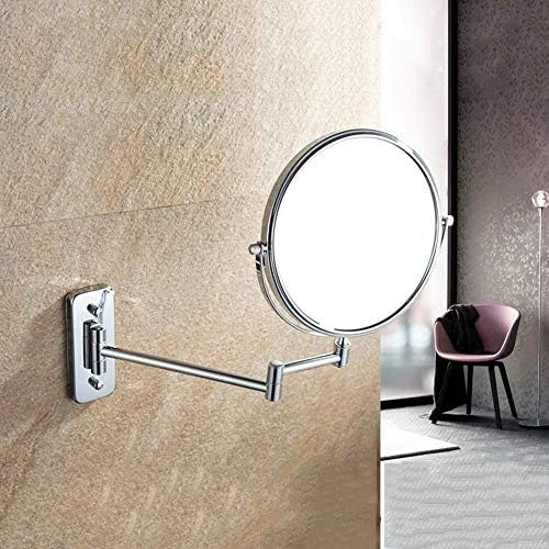 DEIHGE 8-inch Wall-Mounted Makeup Mirror with 7x Magnification