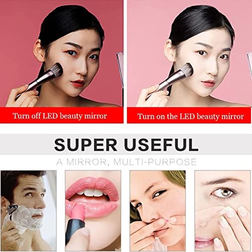 Elegantly Styled Touch Dimming Makeup Mirror