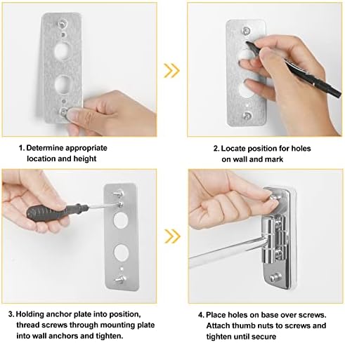 9 Magnifying Wall-Mounted Makeup Mirror