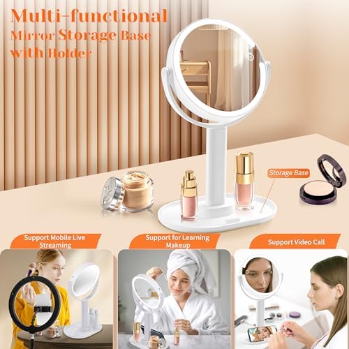 Vanity Mirror with Lights Double Sided 10X Magnification