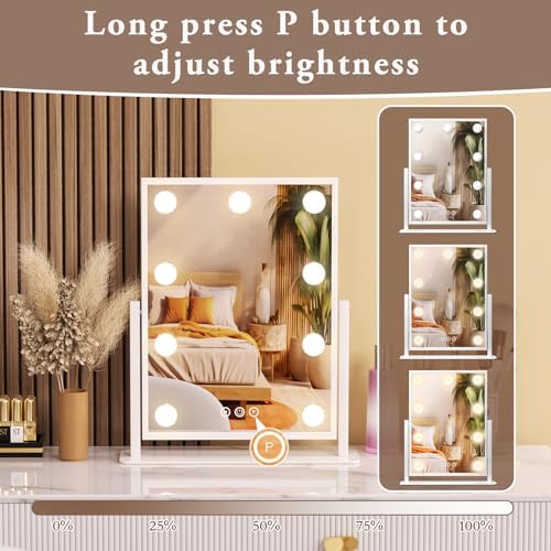 Sturdy Hollywood Vanity Mirror with Lights