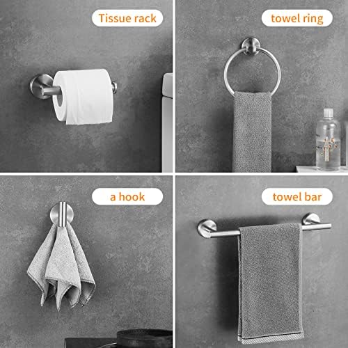Bathroom Hardware Set 24 Inch Towel Bar 10-Piece Set