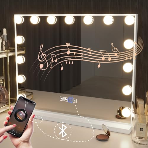 Hansong Vanity Mirror with Lights and Speaker