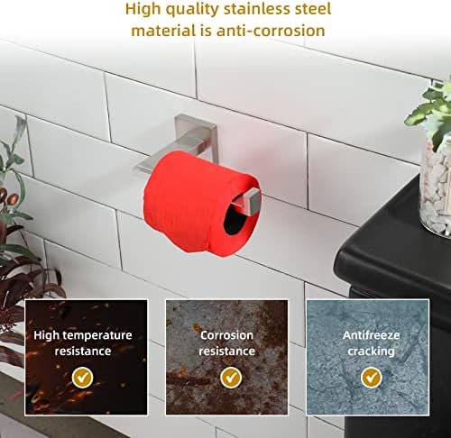 KOKOSIRI Premium Toiletpaper Holder Stainless Steel Nickel finish