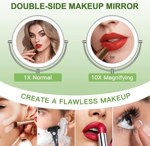 Precision 9-Inch Wall-Mounted Makeup Mirror for Professional Personal Use