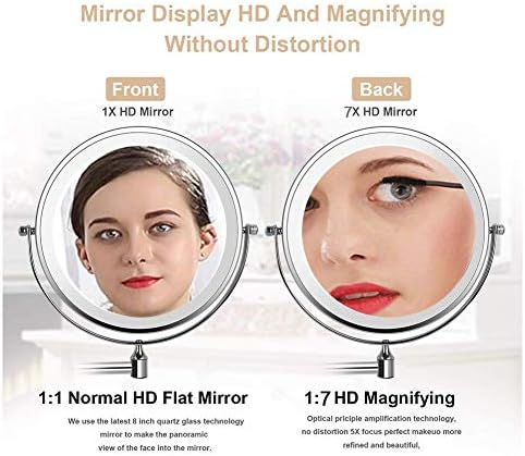 10X Magnification Vanity Mirror