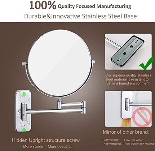 ZADIKO Double-sided Shaving MirrorProfessional makeup and grooming essentials