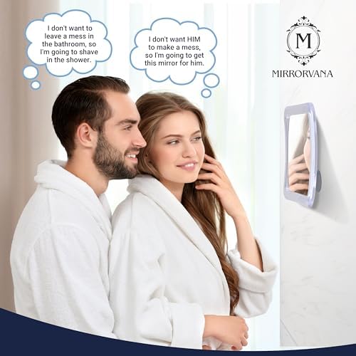 Compact Travel Mirror for Shaving on the Go