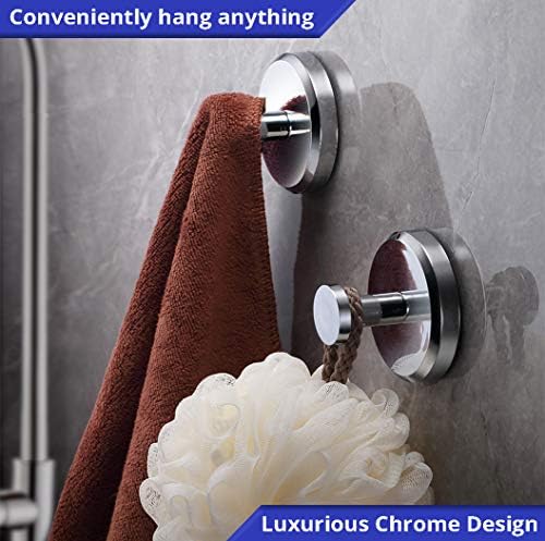 Sturdy Suction Cup Holder Set of 2 for Shower Bathroom