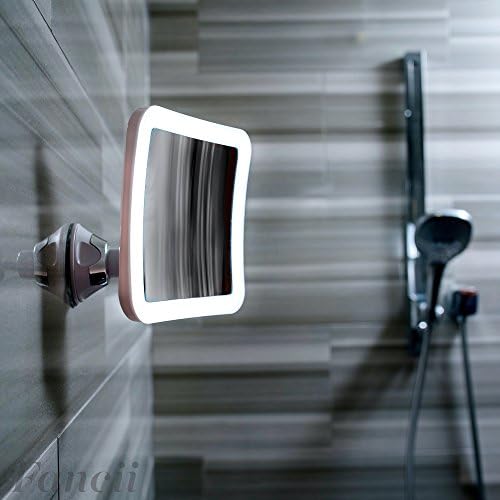 Fancii 10X Magnifying LED Makeup Mirror - Daylight Natural Light - Compact Portable