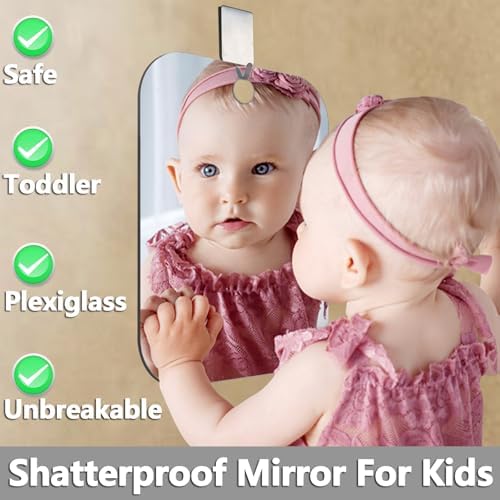 Perfect 2-Piece Unbreakable Shower Mirrors for Shaving Travel