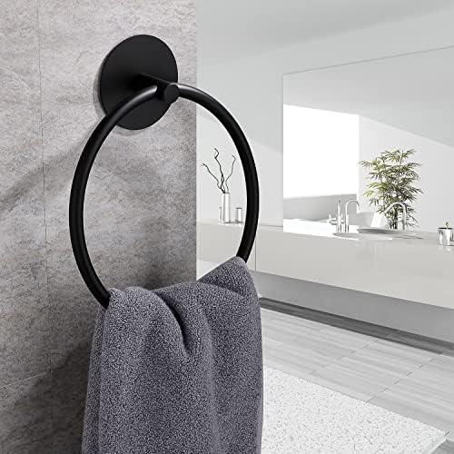 DIUDIU Cat Black Stylish Towel Ring
