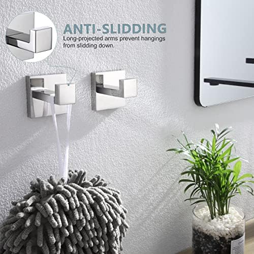 Sturdy Bath Towel Hook Wall-Mounted for Home Kitchen