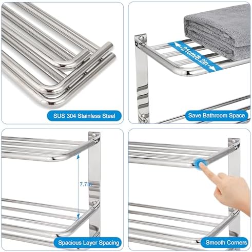 Essential bath towel rack for home or gym