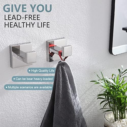 Sturdy Bath Towel Hook Wall-Mounted for Home Kitchen
