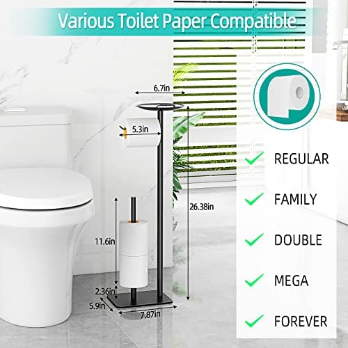 4-Roll Toilet Paper Holder Stand