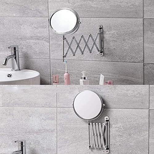 Perfect 10x Magnifying Wall-Mounted Makeup Mirror for Bathroom