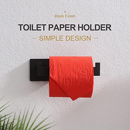 Sturdy Black Toilet Paper Holder