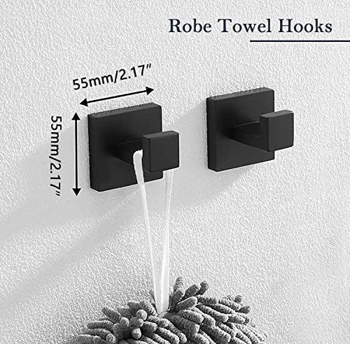 5-Piece bathroom hardware set sleek and affordable