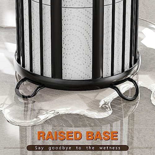 Toilet Paper Holder Stand Heavy-Duty Modern Style