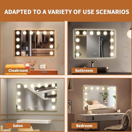 Oversized LED Vanity Mirror for Women