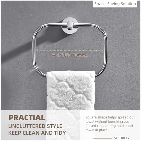 Stainless Steel Swivel Towel Holder for Bathrooms