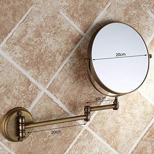 Magnificent 8-Inch Double-Sided Makeup Mirror 3X