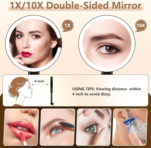 Decluttr Magnifying Mirror with Light