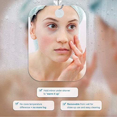 XoYo-Large Fogless Shower Mirror Premium Shave Safety Design