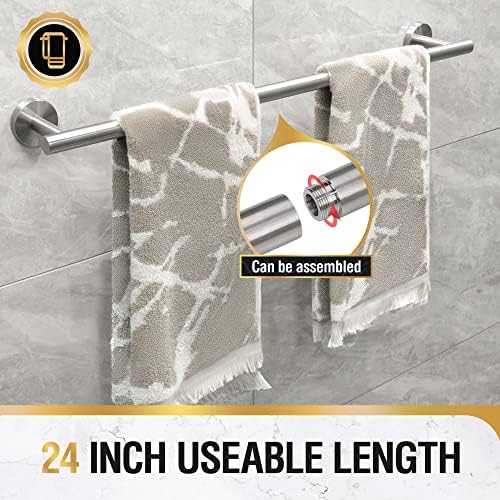 HITSLAM 257 Inch Towel Bar for Bathroom