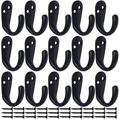 Compact 15PCS Coat Hooks for Home Use