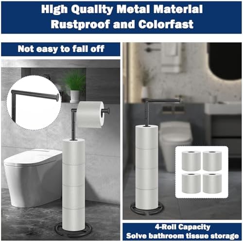 NearMoon Rust-Resistant Effortless Toilet Paper Holder
