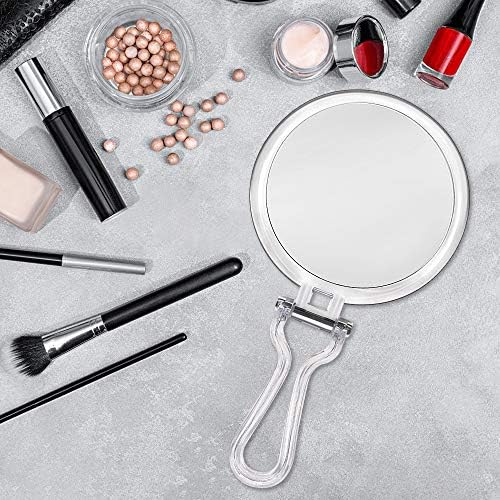 Double-Sided Makeup Mirror Set - 7X Magnification Portable