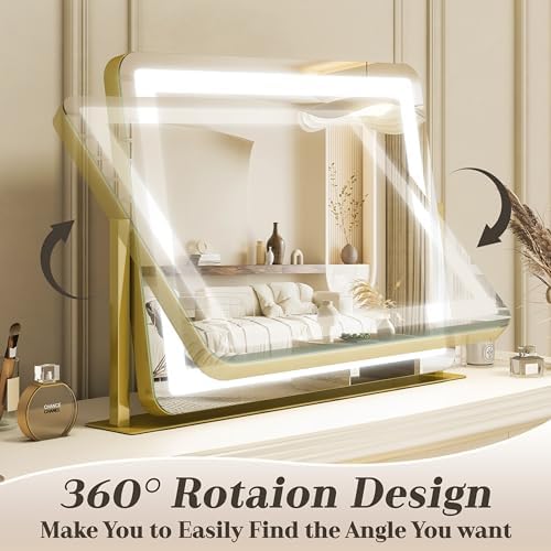 Chic Gold Vanity Mirror