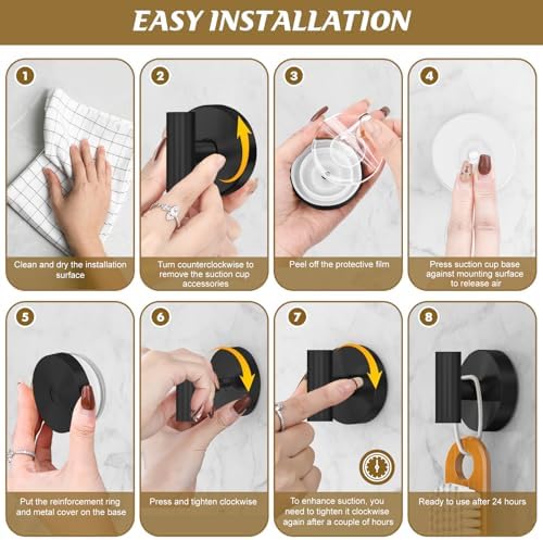 Heavy-Duty Suction Cup for Shower 2-Pack