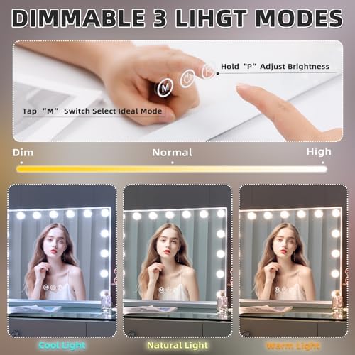 MISAVANITY Vanity Mirror with Lights
