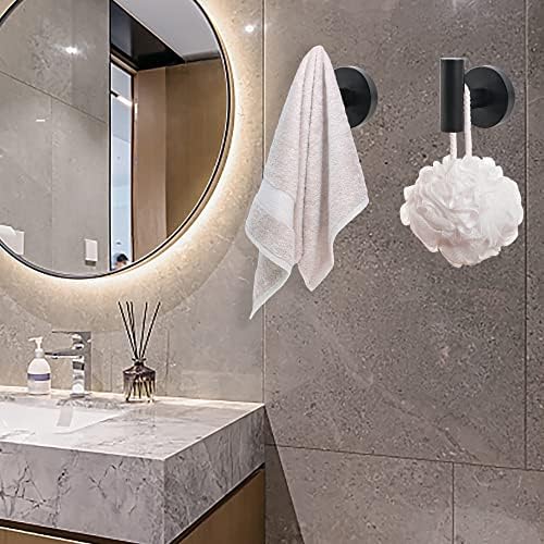 Matte Black 3-Piece Adjustable Bathroom Hardware Set