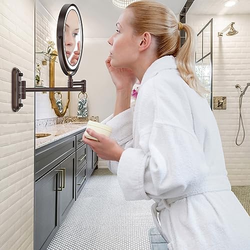 Stylish Wall-Mounted Makeup Mirror