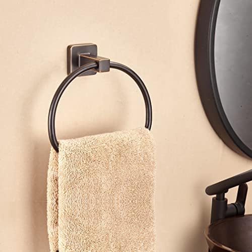 WOLIBEER Bronze Towel Ring with 180 Rotation