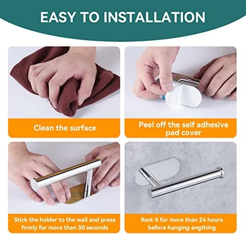 VIBRANT STYLES - Premiumathroom toilet holder - Sturdy Easy to Use