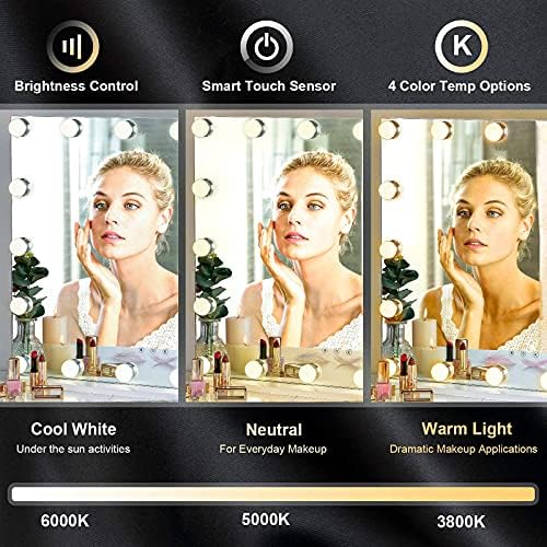 LUXFURNI Hollywood Vanity Mirror