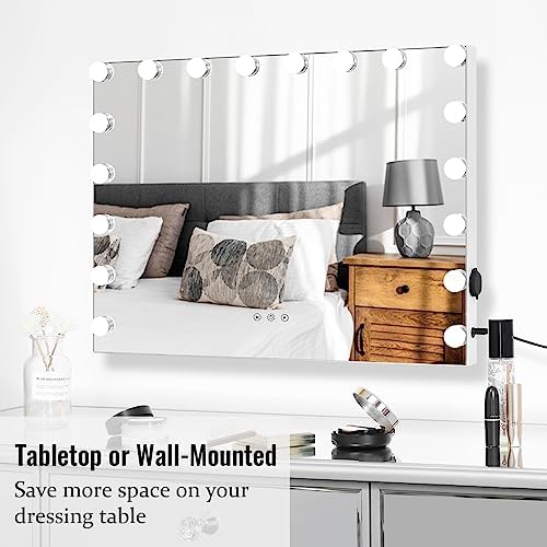 Showtimez Vanity Mirror with Lights Large Lighted Makeup Mirror