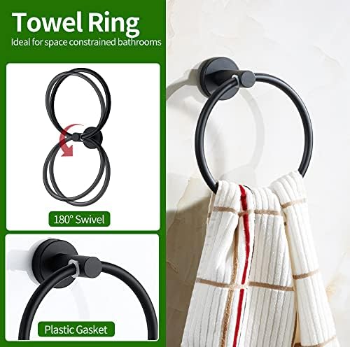 RUBYQ10pcs Bathroom Hardware Set for Home Use