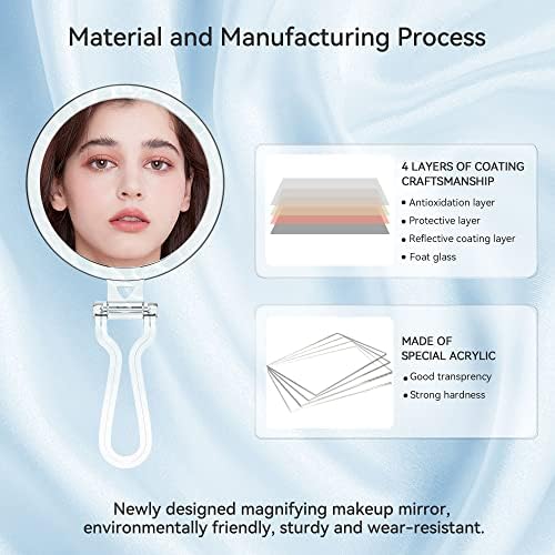30X Magnifying Mirror for Travel