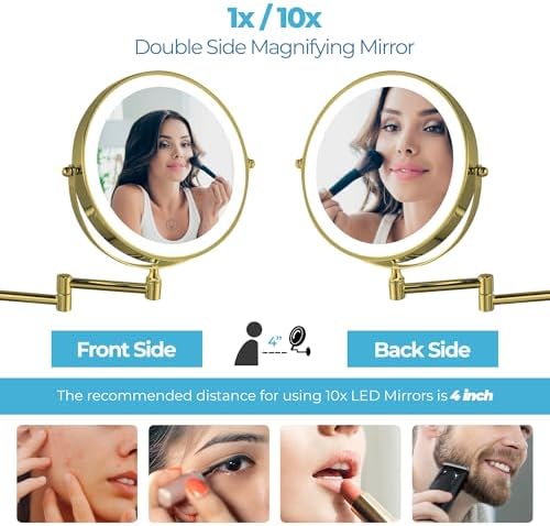 Perfect Rechargeable Lighted Makeup Mirror