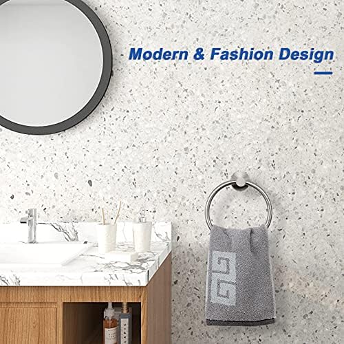 NearMoon Wall-Mounted Bath Towel Holder Brushed Nickel