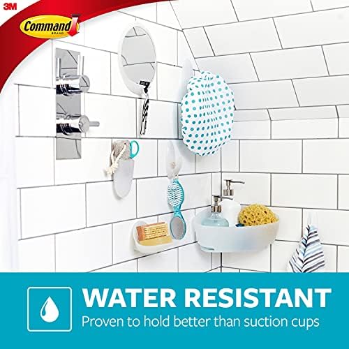 Command Fog Resistant Mirror with 2 Water Resistant Strips