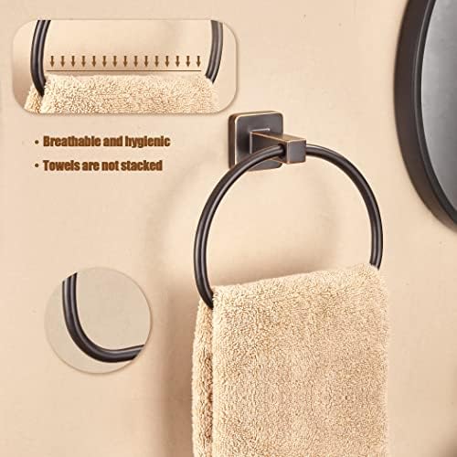 WOLIBEER Bronze Towel Ring with 180 Rotation