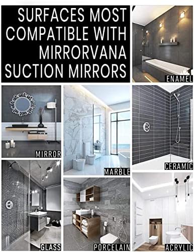 MirrorVana Dual Anti-Fog Shower Mirror